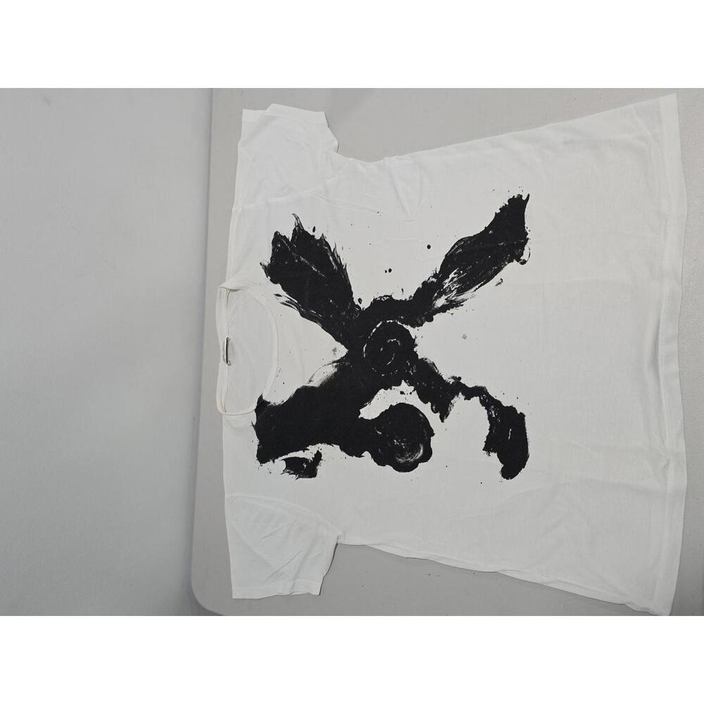 Saint Laurent Paris Oversized “Paint X” Graphic T-Shirt